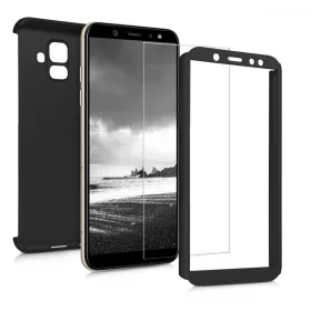   Huzat Samsung Galaxy A6 (2018), polikarbonát, fekete, 46337.68