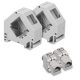 2 db 10 Gbit CAT6A dugós készlet RJ45 Ethernet kábelekhez, Kwmobile, szürke, fém, 47696.02