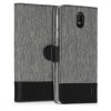 Huzat Nokia 1 Plus telefonhoz, textil, szürke, 48021.01