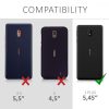 Huzat Nokia 1 Plus telefonhoz, textil, szürke, 48021.01