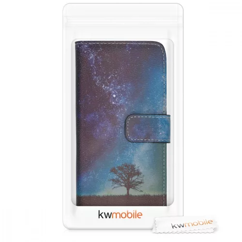 Samsung Galaxy A50 tok, ökológiai bőr, többszínű, 48062.02