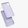Apple iPhone XR tok, szilikon, lila, 45910.139