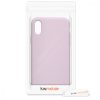 Apple iPhone X / iPhone XS tok, szilikon, lila, 42495.140