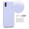 Apple iPhone X / iPhone XS tok, szilikon, lila, 42495.139