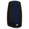 Autós kulcstartó BMW-hez - 3 gombos - Keyless Go, kwmobile, szilikon, fekete/kék, 41730.29