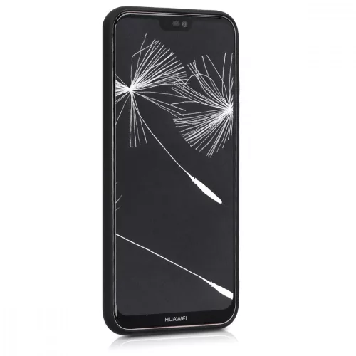 Huawei P20 Lite tok, szilikon, fekete, 46534.08