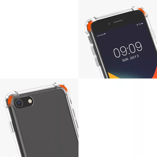 Apple iPhone 8 / iPhone 7 / iPhone SE 2 tok, szilikon, átlátszó, 47247.07
