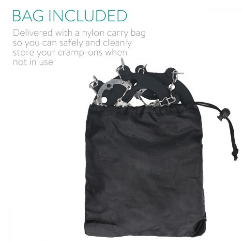 Csúszásmentes cipősarok jégre és hóra, L méret, 48411.3