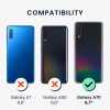 Samsung Galaxy A70 tok, szilikon, fekete, 48427.47