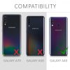 Huzat Samsung Galaxy A40 készülékhez, ökológiai bőr, többszínű, 48550.02