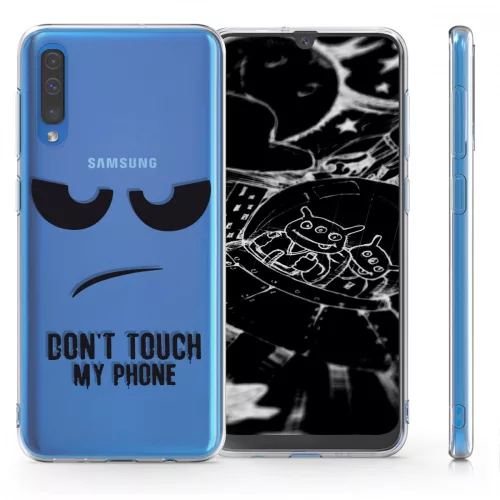 Samsung Galaxy A50 tok, szilikon, átlátszó, 48060.04
