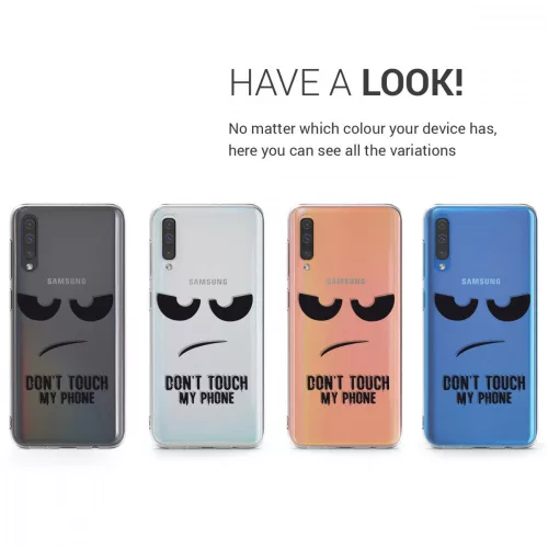 Samsung Galaxy A50 tok, szilikon, átlátszó, 48060.04