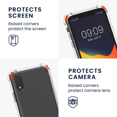 Apple iPhone XR tok, szilikon, átlátszó, 48672.35