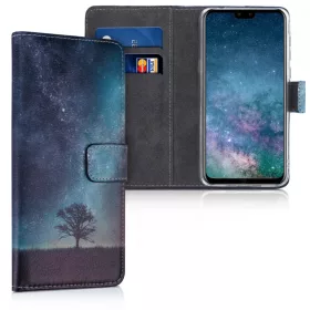   Huawei Y9 (2019) huzat, ökológiai bőr, többszínű, 48780.03
