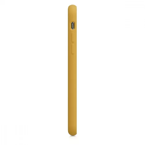 Apple iPhone X / iPhone XS tok, szilikon, sárga, 42495.143