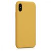 Apple iPhone X / iPhone XS tok, szilikon, sárga, 42495.143