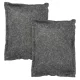 Set 2 dezumidificatoare auto Navaris, 2x500 g, reutilizabile, regenerare 80 C, gri, smectita