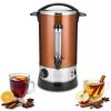 Fierbator vin fiert si apa calda Navaris, 10 L, 1650 W, serviciu bauturi, auriu, metal