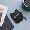 Huzat Apple AirPods 2/AirPods 1 fejhallgatóhoz, Kwmobile, fekete/fehér, szilikon, 48919.01