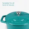 Navaris 4 darab mini öntöttvas edénykészlet, 10,5 cm, 290 ml, sütő- és főzőlaphoz, 49079.04.01