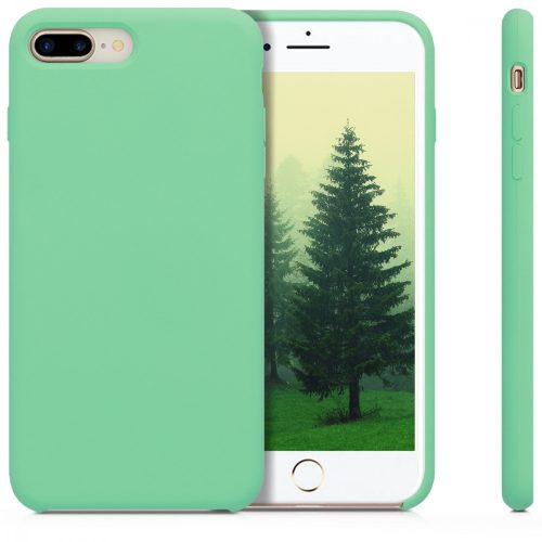 Apple iPhone 8 Plus / iPhone 7 Plus tok, szilikon, zöld, 40842.147
