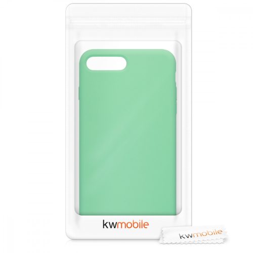Apple iPhone 8 Plus / iPhone 7 Plus tok, szilikon, zöld, 40842.147
