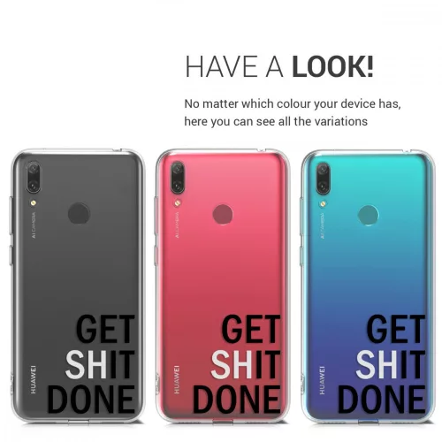 Huawei Y7 (2019) / Y7 Prime (2019) tok, szilikon, átlátszó, 47659.04