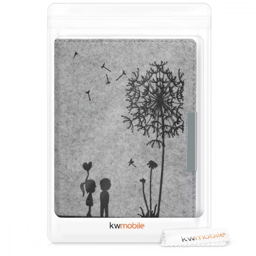 Kobo Aura H2O Edition 2 tok, textil, szürke, 49111.01
