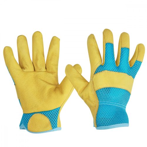 Navaris természetes bőr kertészeti kesztyű, XL méret, 3D szövet, 49175.4