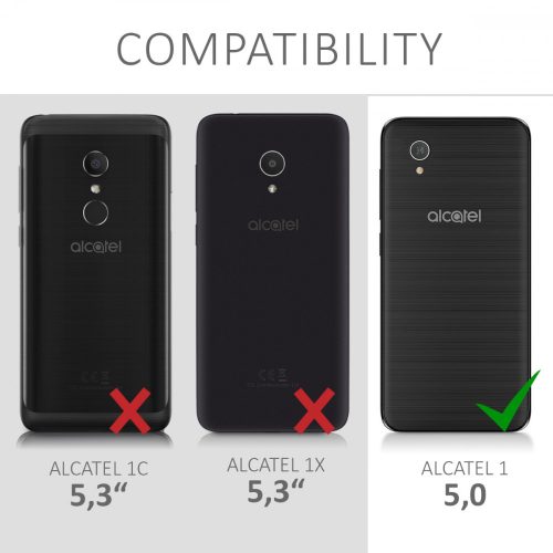 Alcatel 1 tok, szilikon, zöld, 46363.50