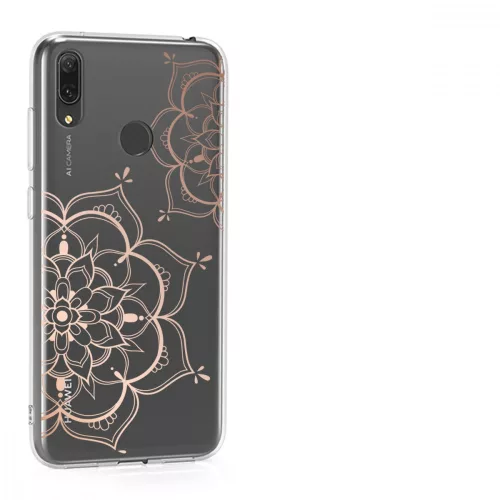 Huawei Y7 (2019) / Y7 Prime (2019) tok, szilikon, rózsaszín, 49254.01