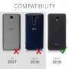 LG K8 (2018) / K9 tok, textil, fekete, 44550.73