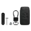 Renault / Dacia autókulcs tok - 4 gombos - Keyless Go, ökológiai bőr, fekete, 44637.32