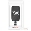 Renault / Dacia autókulcs tok - 4 gombos - Keyless Go, ökológiai bőr, fekete, 44637.32