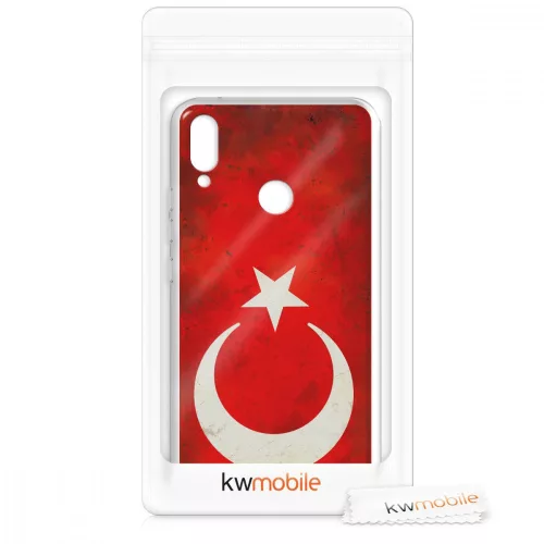 Huawei Y9 (2019) tok, szilikon, piros, 49340.01