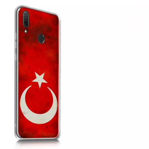 Huawei Y9 (2019) tok, szilikon, piros, 49340.01