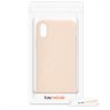 Apple iPhone X / iPhone XS tok, szilikon, bézs, 46313.154