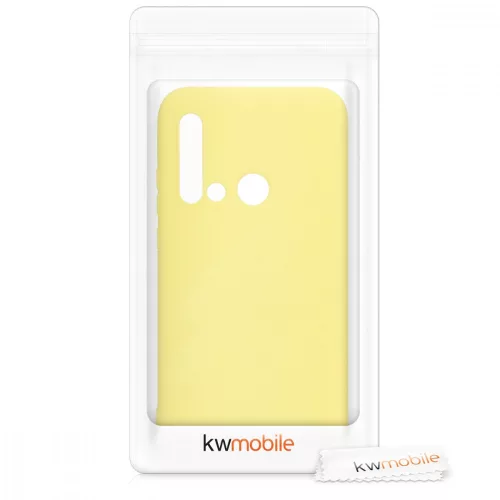 Huawei P20 Lite (2019) tok, szilikon, sárga, 49451.49