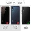 Huawei P20 tok, szilikon, fekete, 45689.01