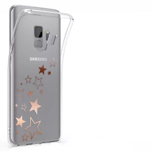 Samsung Galaxy S9 tok, szilikon, rózsaszín arany, 44196.32