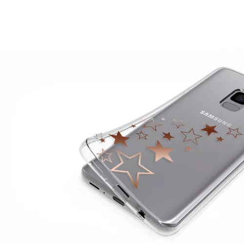 Samsung Galaxy S9 tok, szilikon, rózsaszín arany, 44196.32