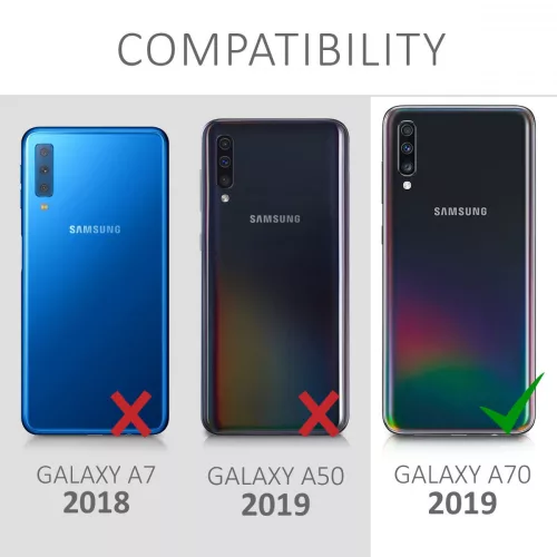 Samsung Galaxy A70 tok, szilikon, rózsaszín, 49631.41
