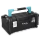 Cutie scule Navaris 20 inch, 51x23x21 cm, tava si compartimente laterale, negru, plastic/metal