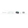 Cutie scule Navaris 20 inch, 51x23x21 cm, tava si compartimente laterale, negru, plastic/metal