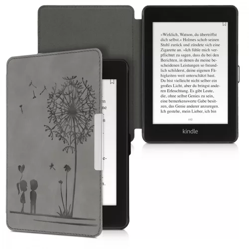Kindle Paperwhite 10 tok, ökológiai bőr, szürke, 48975.03