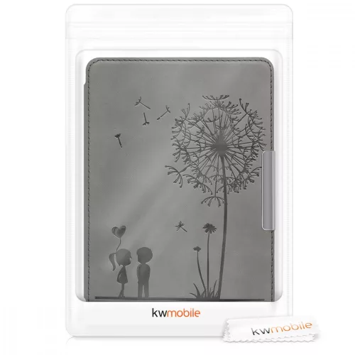Kindle Paperwhite 10 tok, ökológiai bőr, szürke, 48975.03
