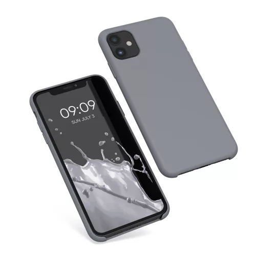 Apple iPhone 11 tok, szilikon, szürke, 49724.155