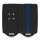 Renault / Dacia autókulcs burkolat - 4 gombos - Keyless Go, szilikon, kék, 49769.03
