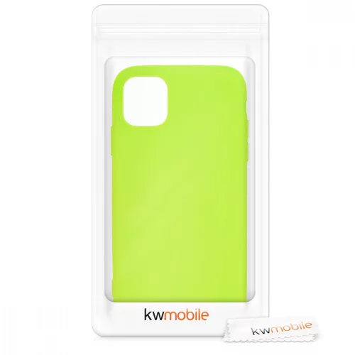 Apple iPhone 11 Pro tok, szilikon, sárga, 49781.75