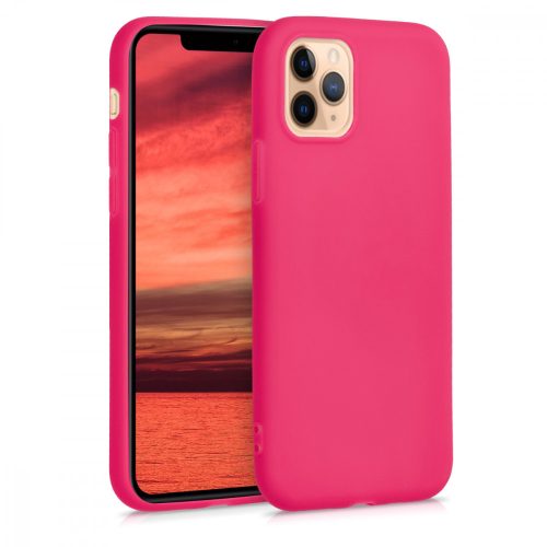 iPhone 11 Pro Max tok, szilikon, rózsaszín, 49782.77